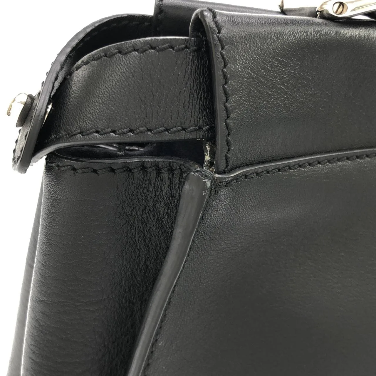 FENDI Peekaboo 8BN290 41G Handbag Silver - Thumbnail 4