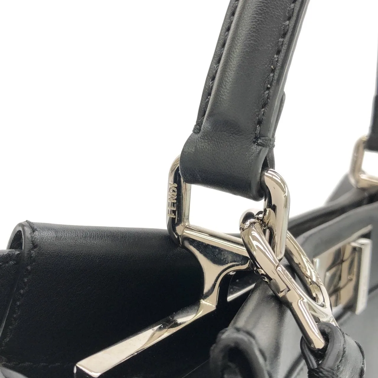 FENDI Peekaboo 8BN290 41G Handbag Silver - Thumbnail 6