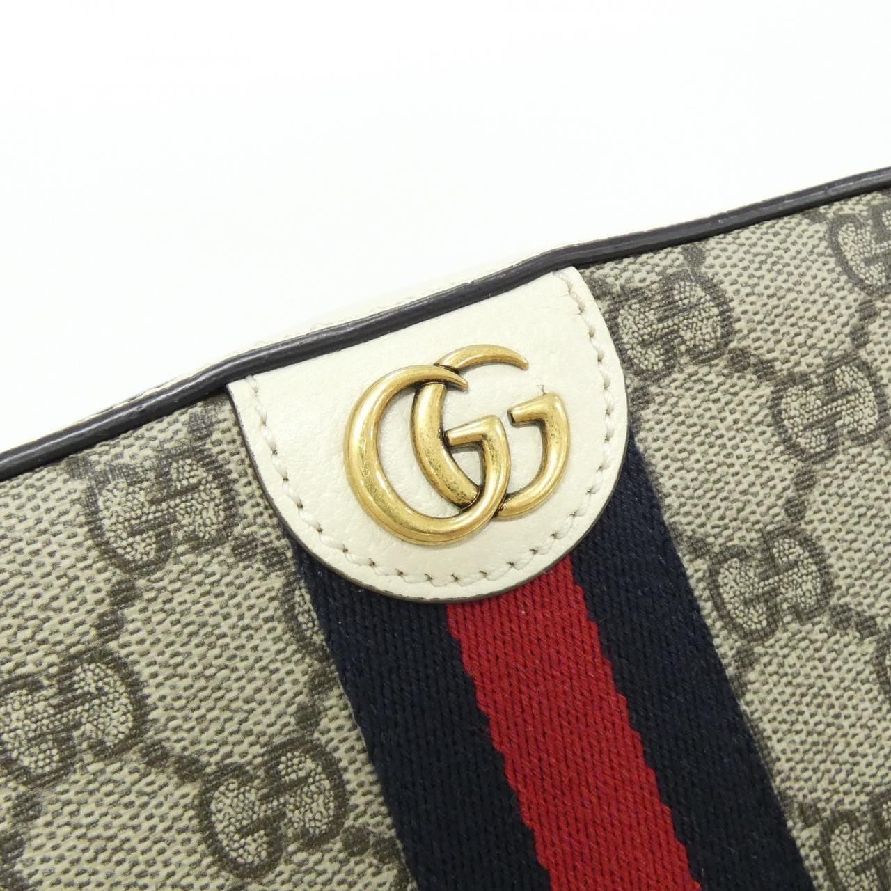 GUCCI 681064 96IWT Shoulder Canvas Black Canvas - Thumbnail 6