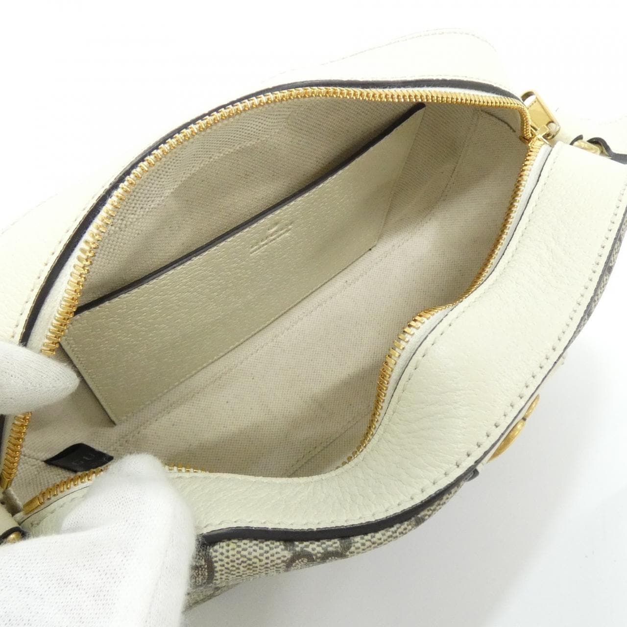 GUCCI 681064 96IWT Shoulder Canvas Black Canvas - Thumbnail 7