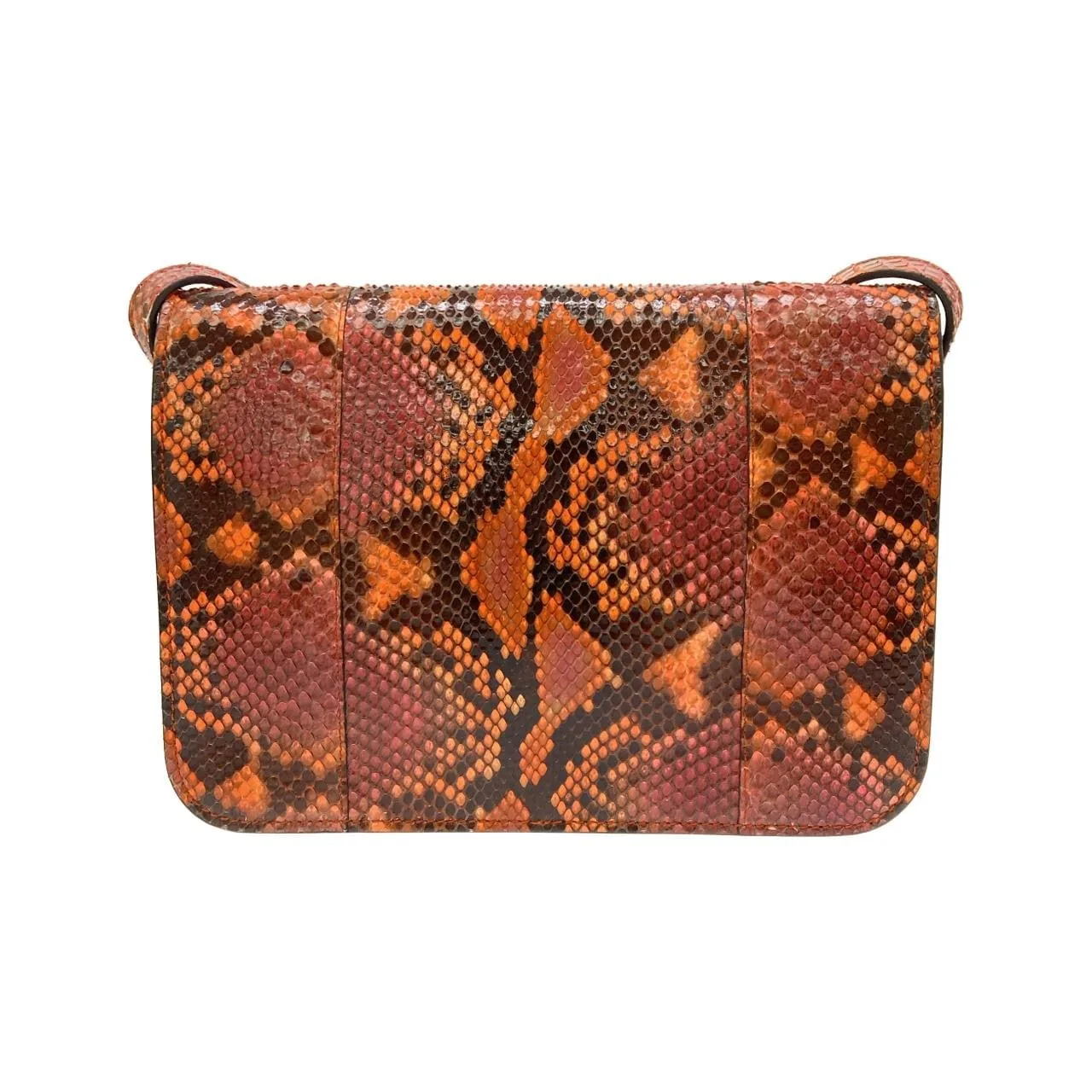 GUCCI 362971 E5C0N Shoulder Python Black Python - Thumbnail 2