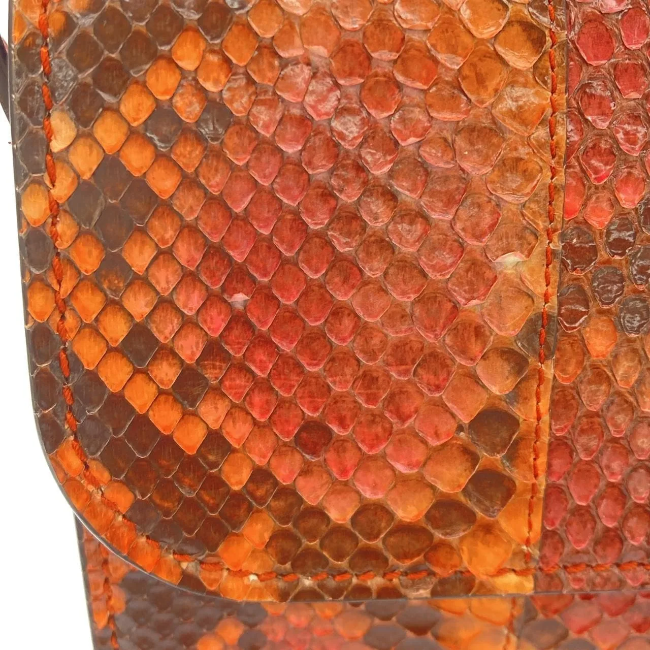 GUCCI 362971 E5C0N Shoulder Python Black Python - Thumbnail 4