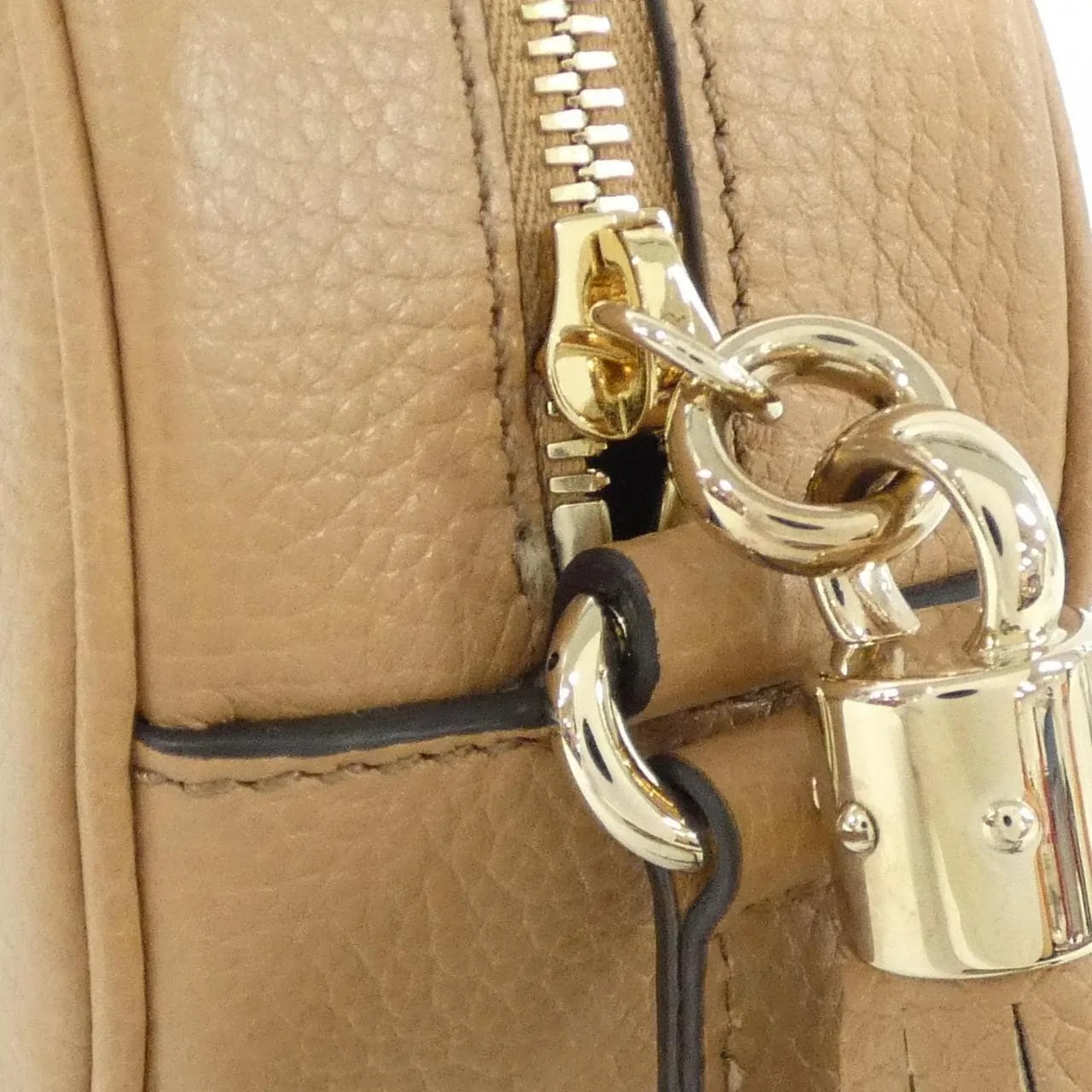 GUCCI 747779 A7M0G Shoulder Leather Black Leather - Thumbnail 5