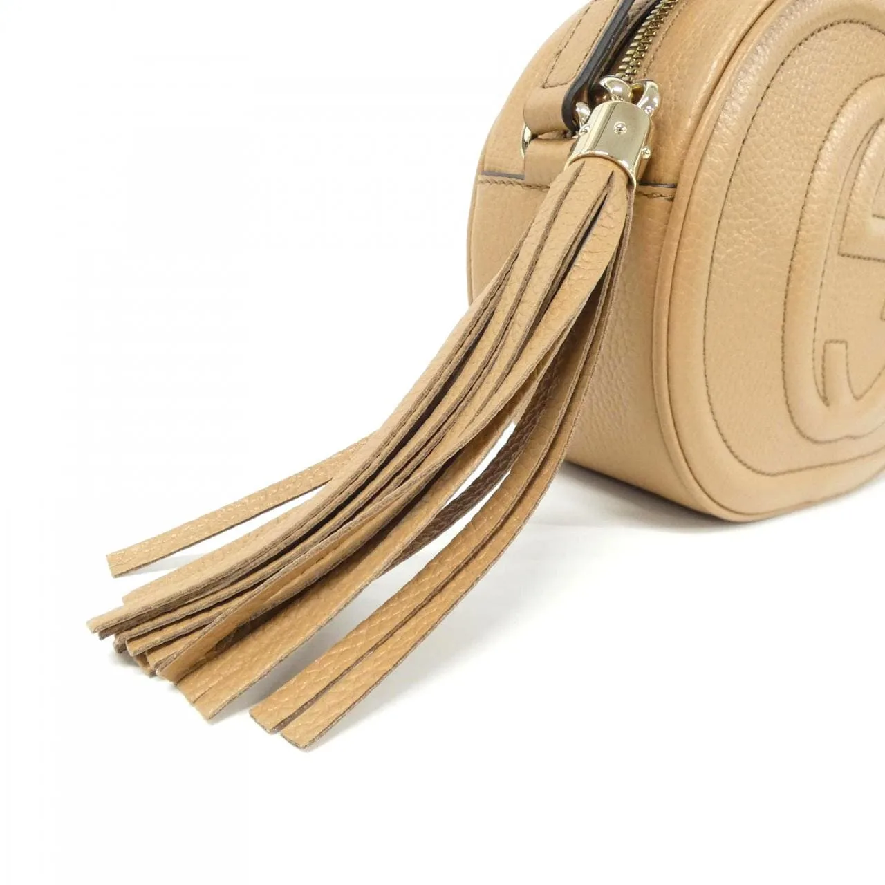 GUCCI 747779 A7M0G Shoulder Leather Black Leather - Thumbnail 6