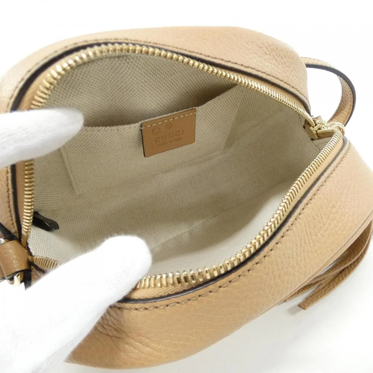 GUCCI 747779 A7M0G Shoulder Leather Black Leather - Thumbnail 8