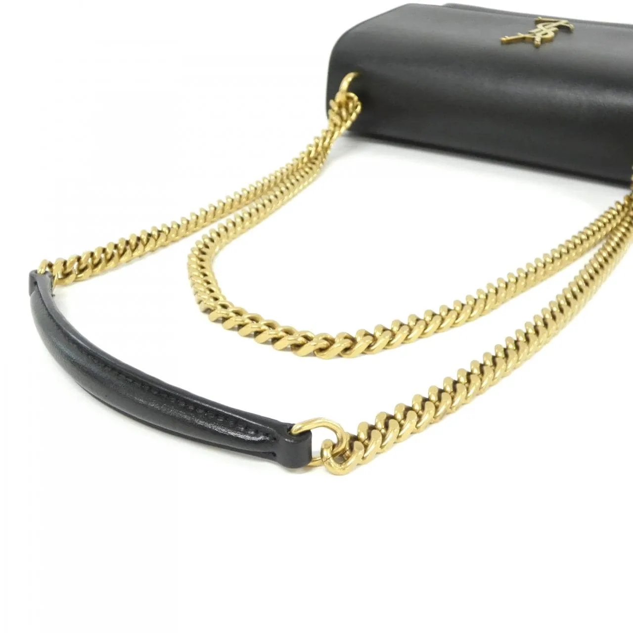 SAINT LAURENT Sunset 442906 D420W Shoulder 黑色 - 縮圖 8