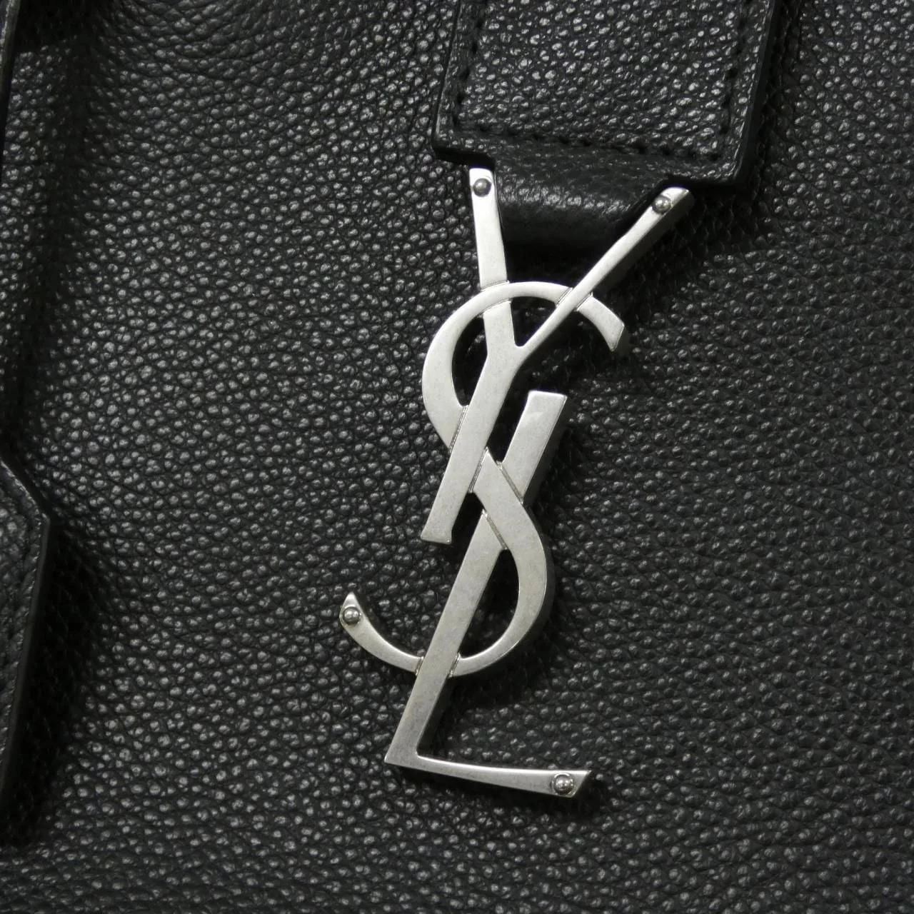 SAINT LAURENT 635358 B680E Handbag Monogram Black Monogram - Thumbnail 4