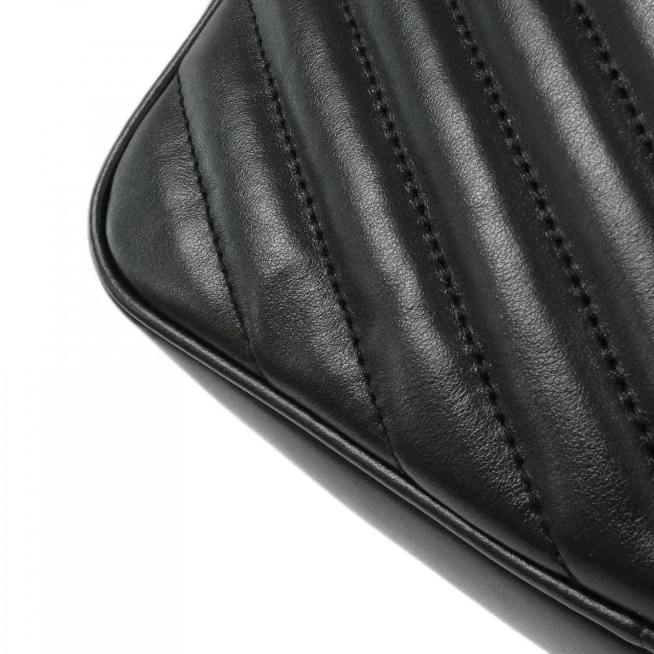 SAINT LAURENT 761554 DV704 Shoulder Black - Thumbnail 4