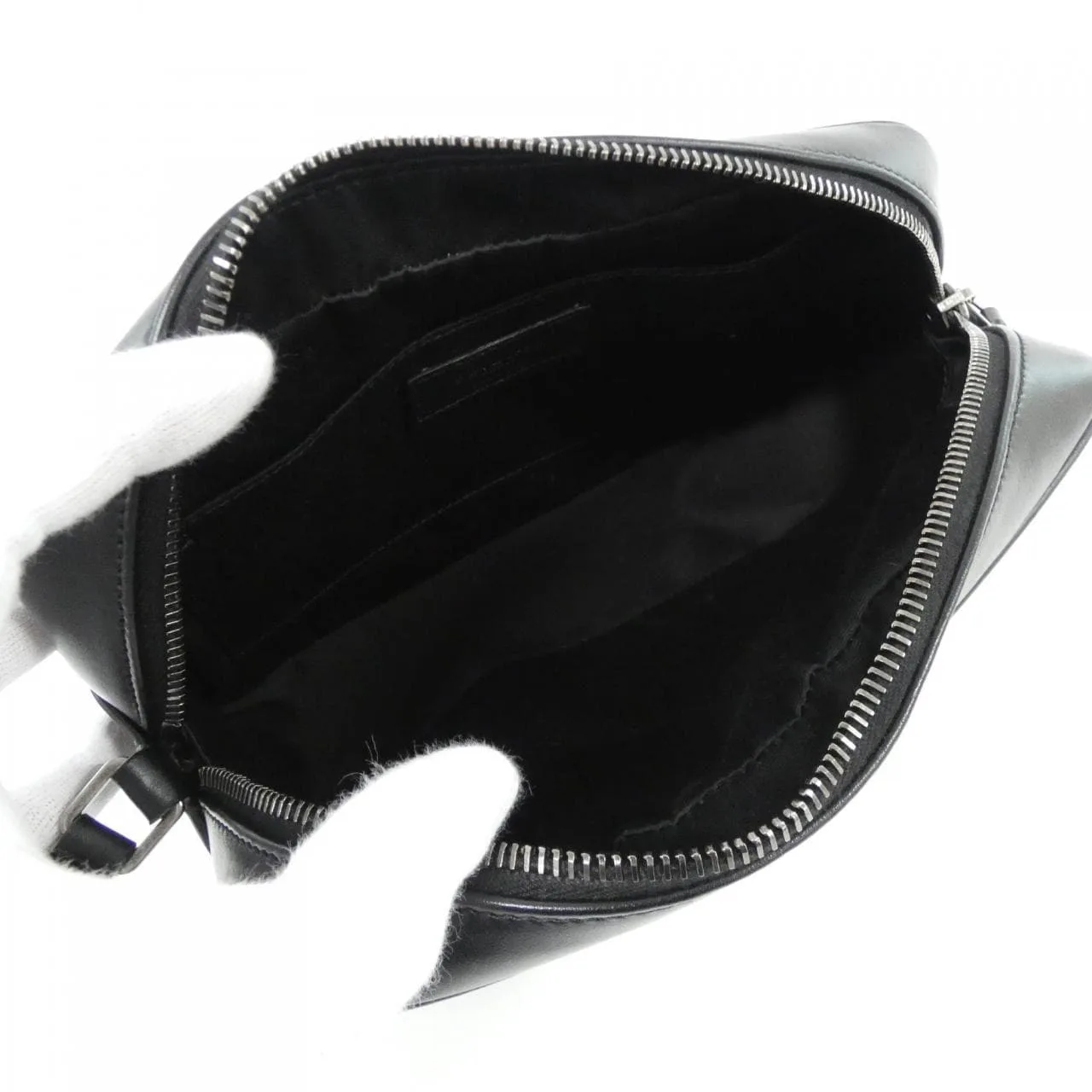 SAINT LAURENT 761554 DV704 Shoulder Black - Thumbnail 9