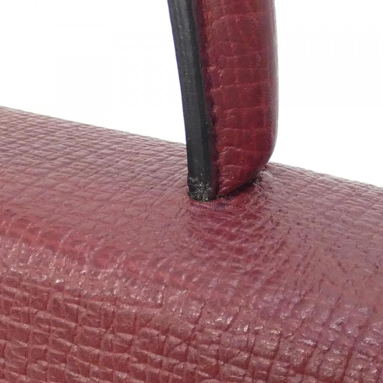 LOEWE Handbag Leather 酒紅色 皮革 中古品A - 縮圖 6