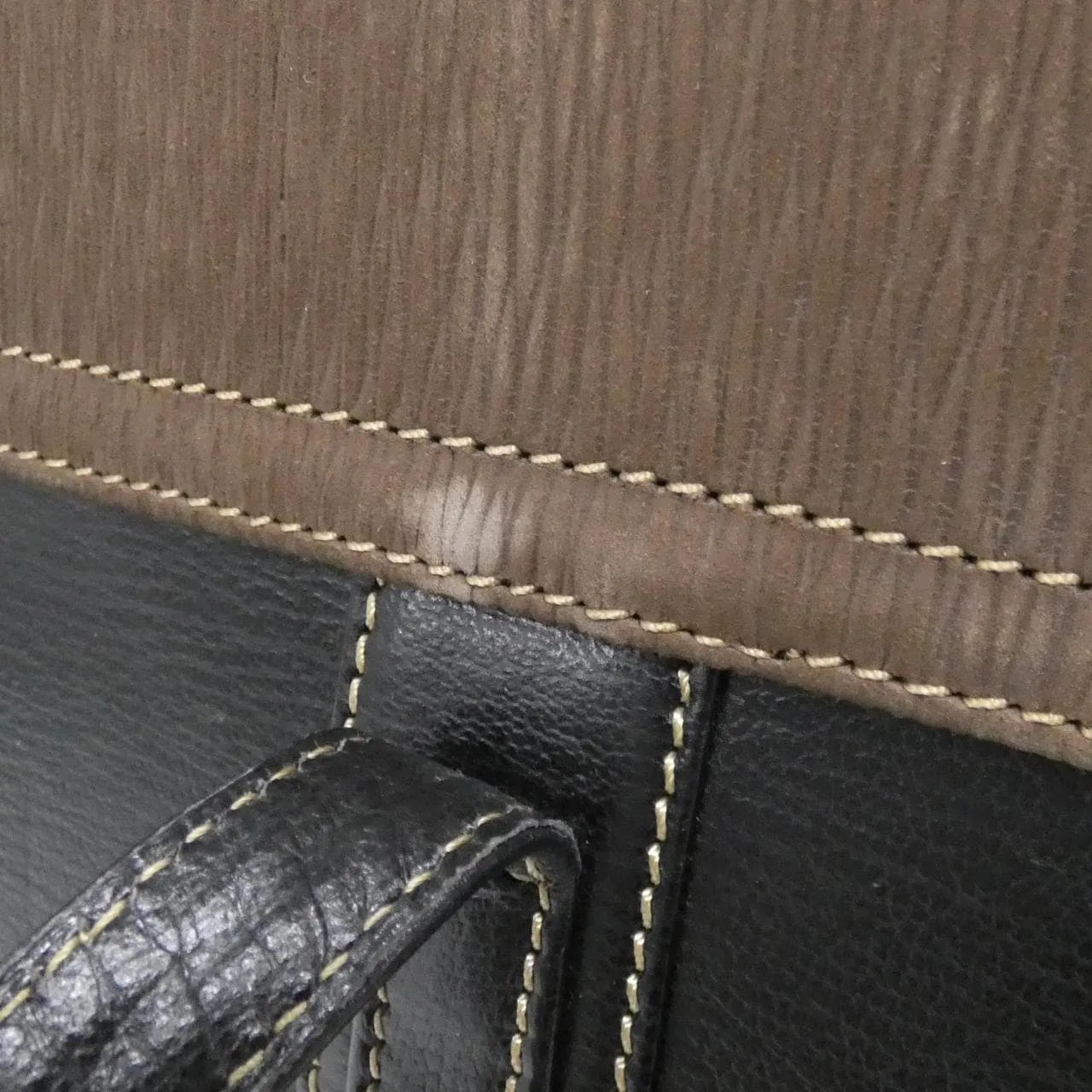 LOEWE Shoulder Leather Black Leather Rank B - Thumbnail 5