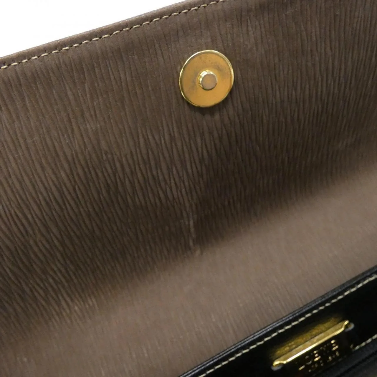 LOEWE Shoulder Leather Black Leather Rank B - Thumbnail 8