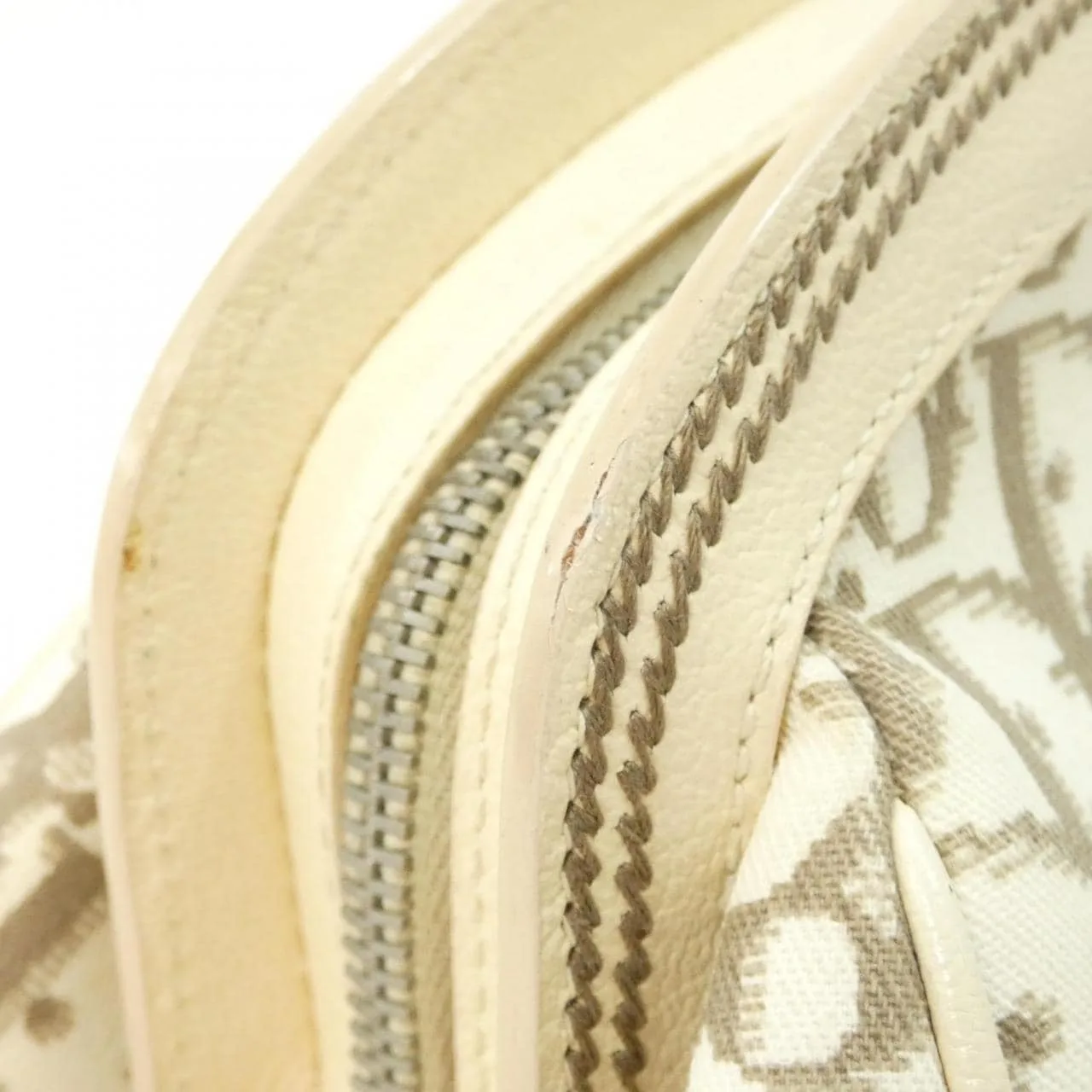 DIOR DFE44070 Handbag Canvas 銀色 帆布 中古品A - 縮圖 5