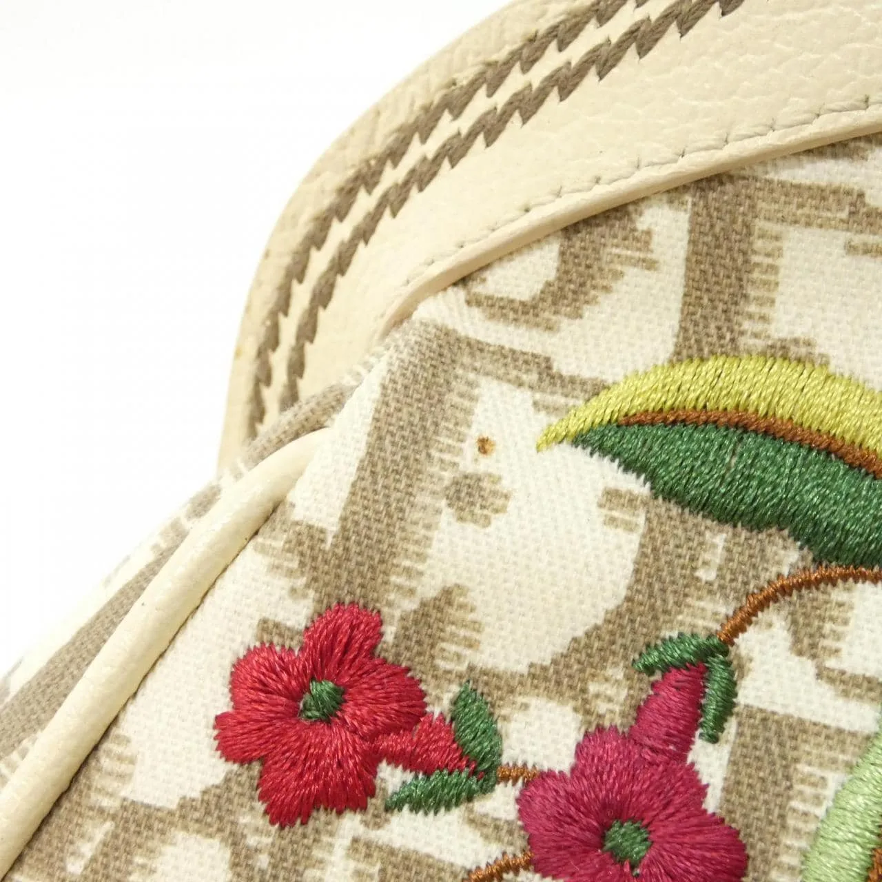 DIOR DFE44070 Handbag Canvas 銀色 帆布 中古品A - 縮圖 6