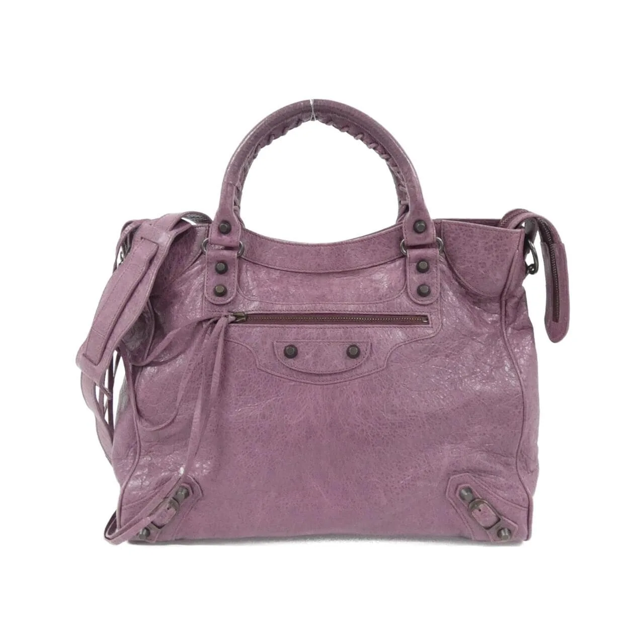 BALENCIAGA 235216 D94JT Handbag Lambskin Black