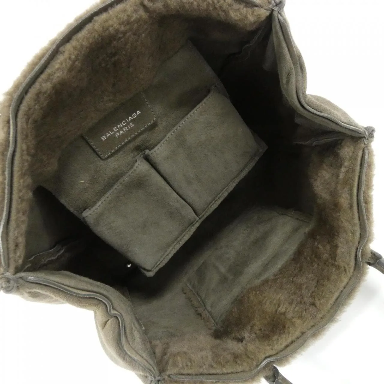 BALENCIAGA 255412 AYV2N Handbag Leather Black Leather Rank A - Thumbnail 7