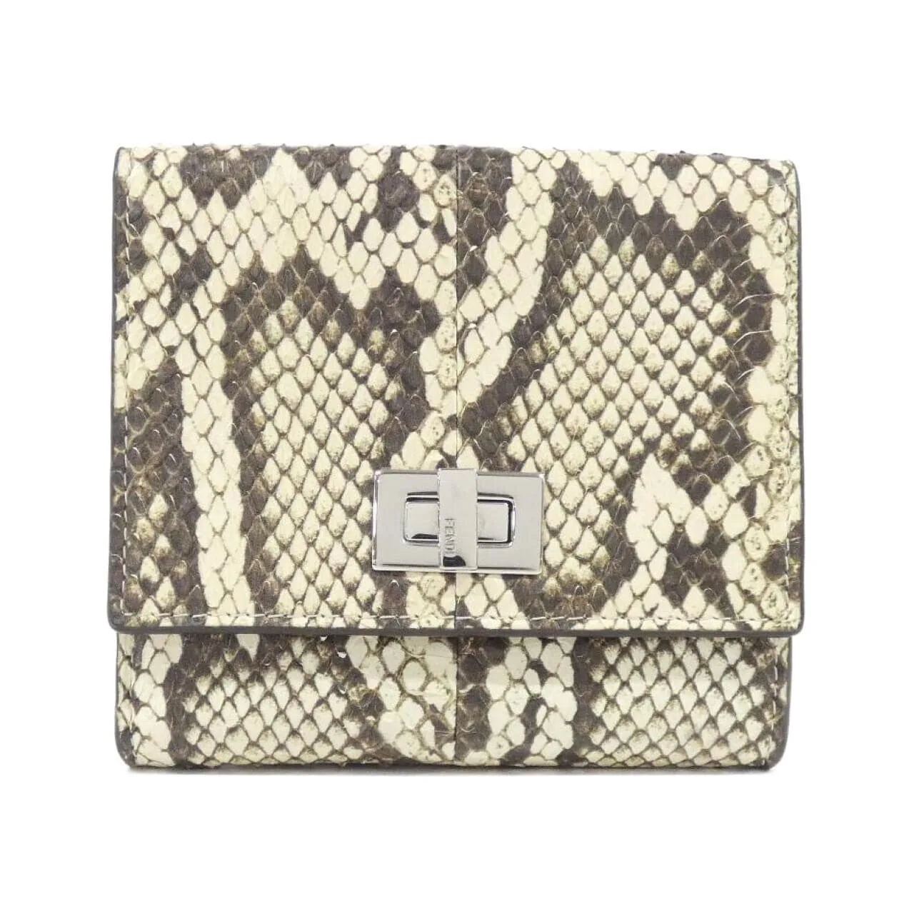 FENDI Peekaboo 8M0438 AM2W Wallet Leather
