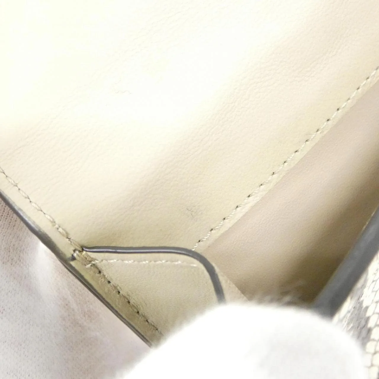 FENDI Peekaboo 8M0438 AM2W Wallet Leather Black Leather Rank A - Thumbnail 10