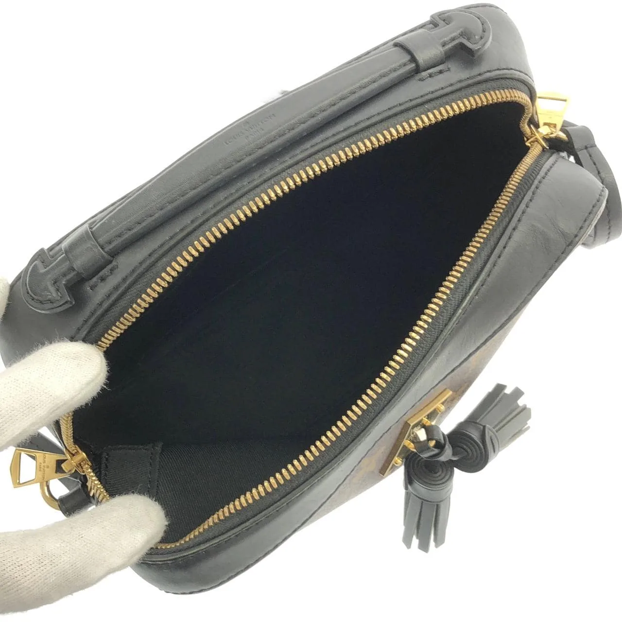 LOUIS VUITTON M43555 Shoulder Monogram 黑色 Monogram 中古品B - 縮圖 7