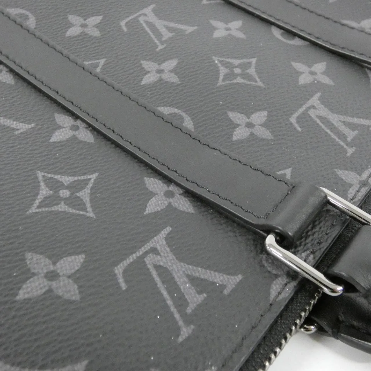 LOUIS VUITTON Eclipse M46098 Handbag Monogram 黑色 Monogram 中古品A - 縮圖 5