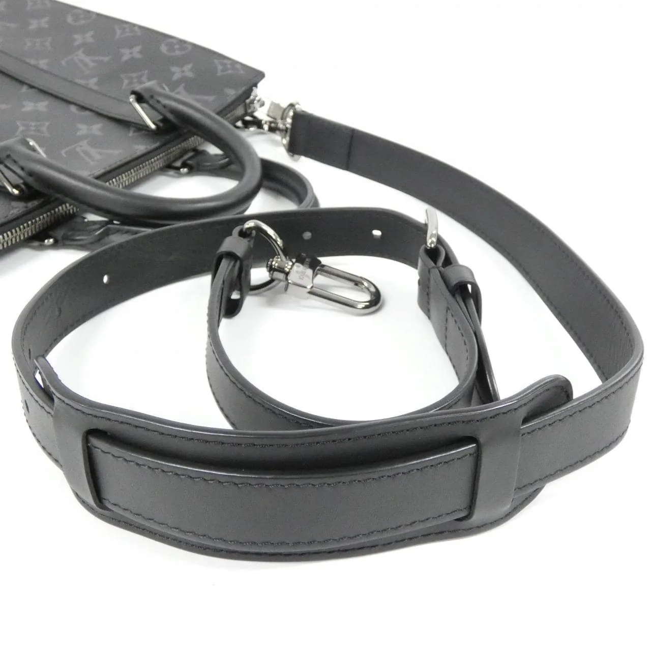 LOUIS VUITTON Eclipse M46098 Handbag Monogram 黑色 Monogram 中古品A - 縮圖 8