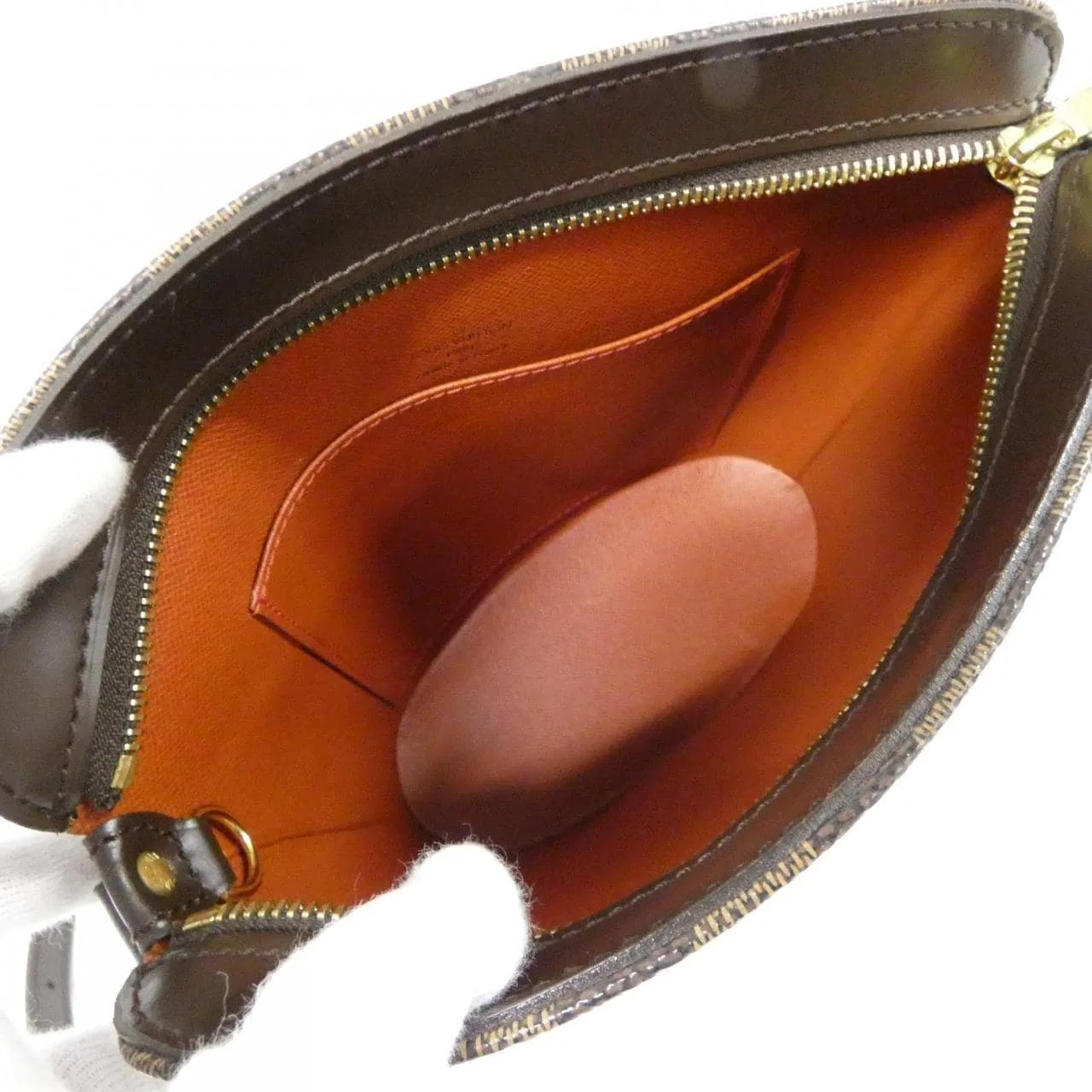 LOUIS VUITTON Drouot N48072 Shoulder Damier 黑色 Damier 中古品A - 縮圖 9