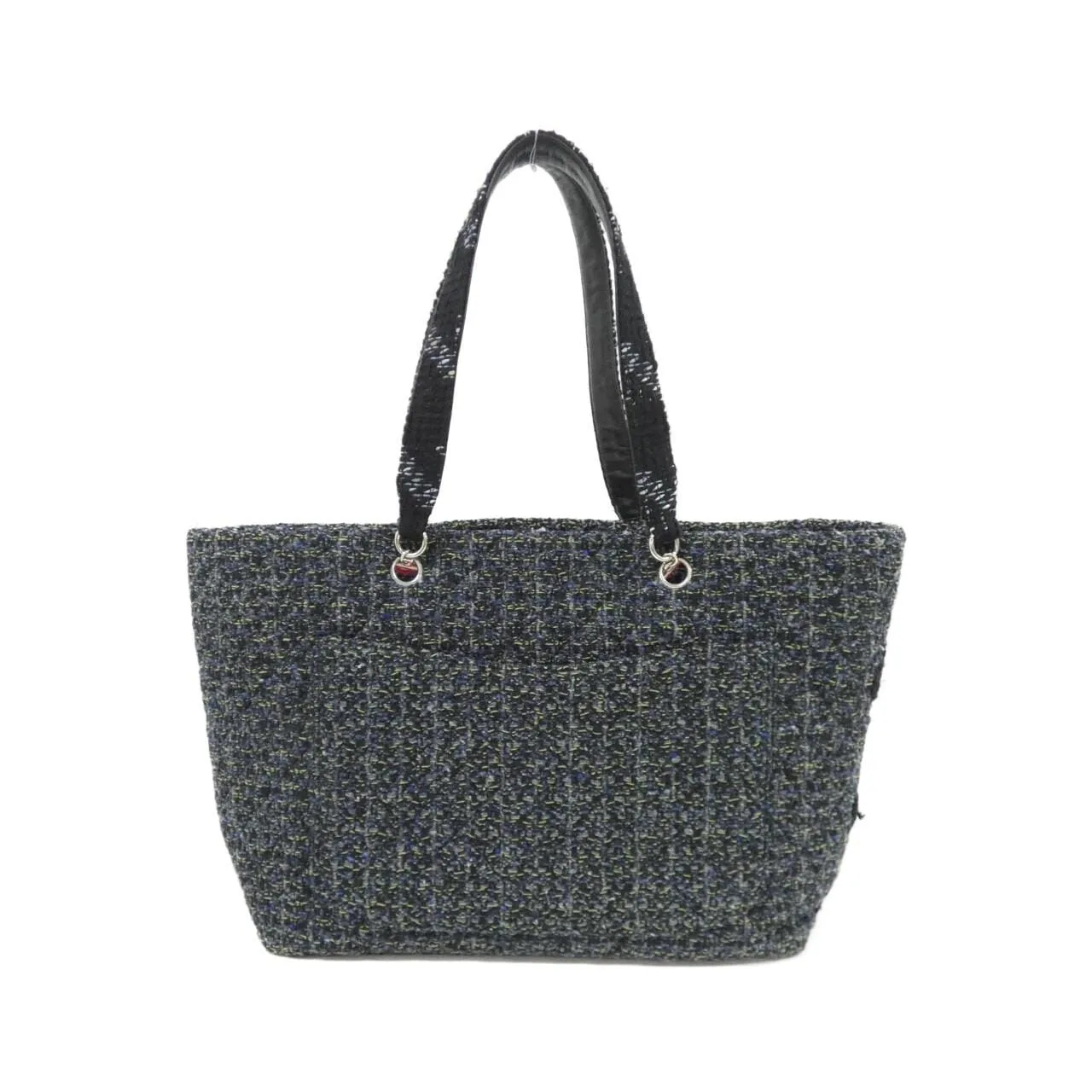 CHANEL Cambon 25170 Shoulder Tweed Navy Tweed - Thumbnail 2