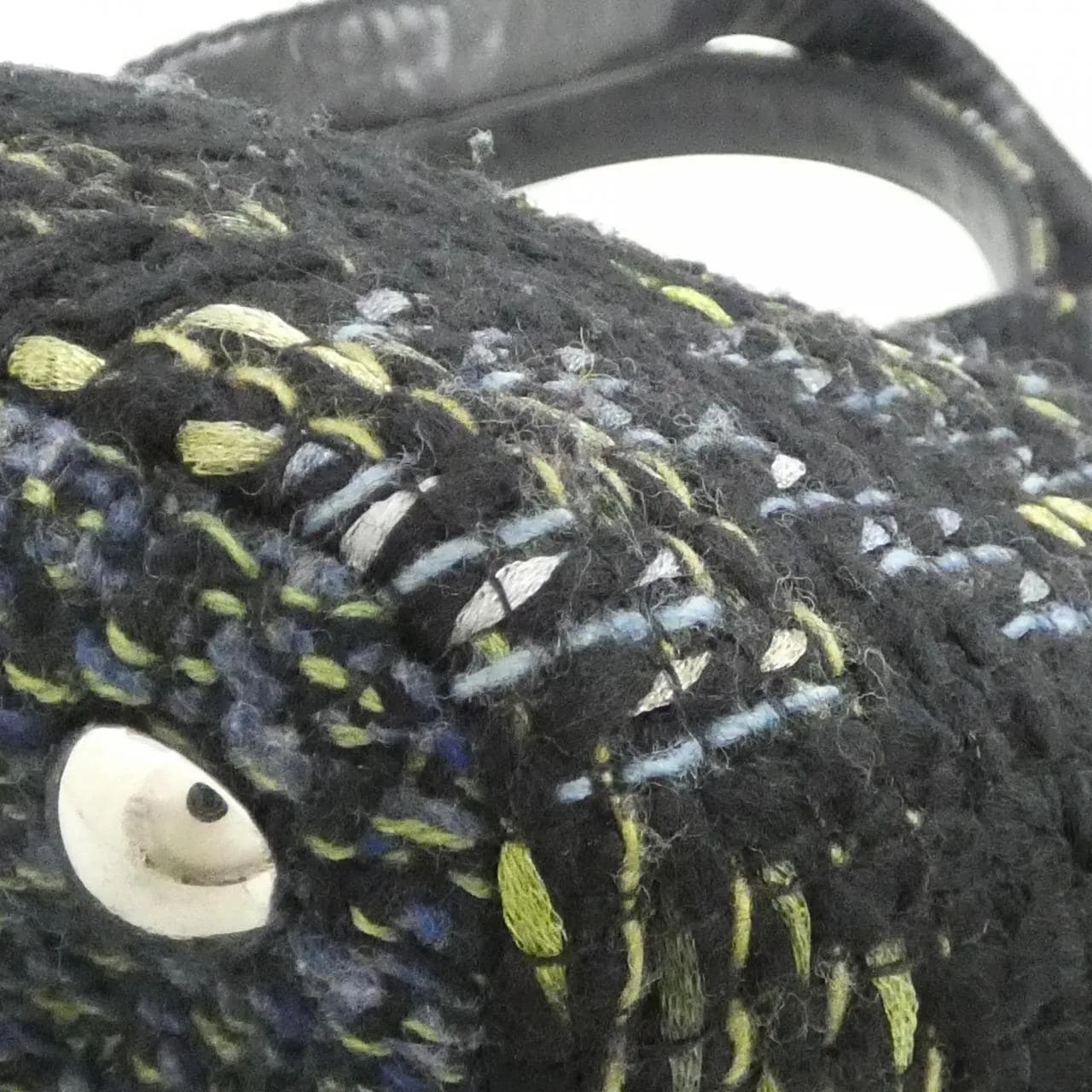 CHANEL Cambon 25170 Shoulder Tweed Navy Tweed - Thumbnail 3