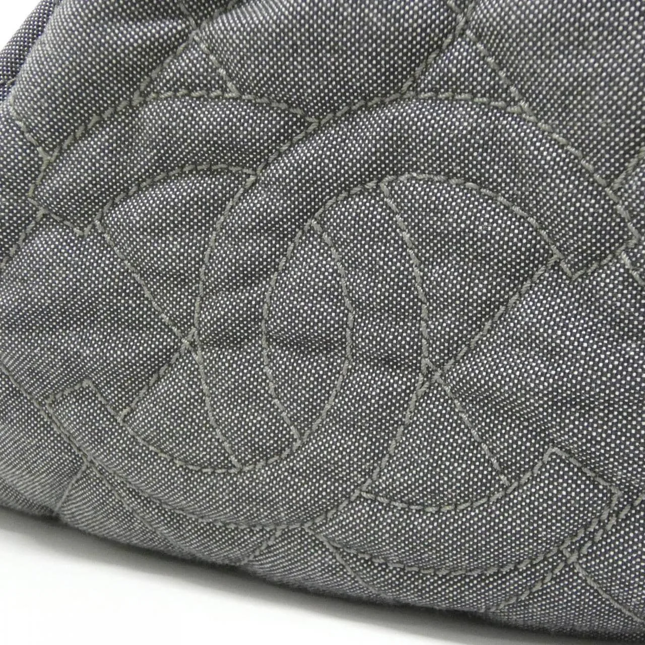 CHANEL Shoulder Denim Black Denim Rank A - Thumbnail 4