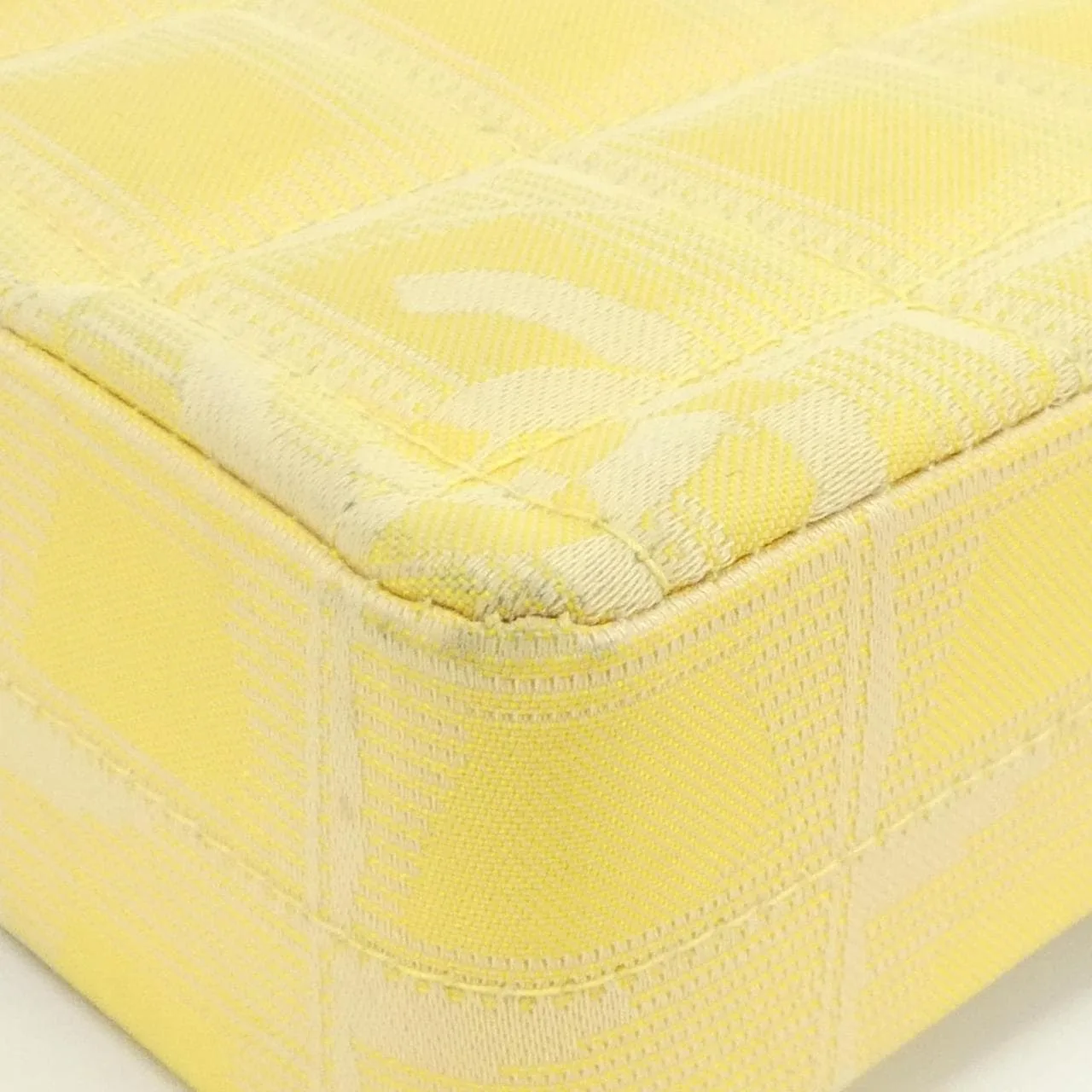 CHANEL 15316 Shoulder Nylon Yellow Nylon - Thumbnail 3