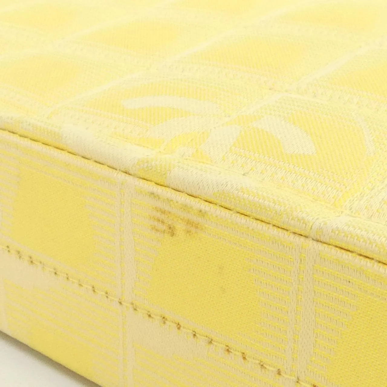 CHANEL 15316 Shoulder Nylon Yellow Nylon - Thumbnail 4