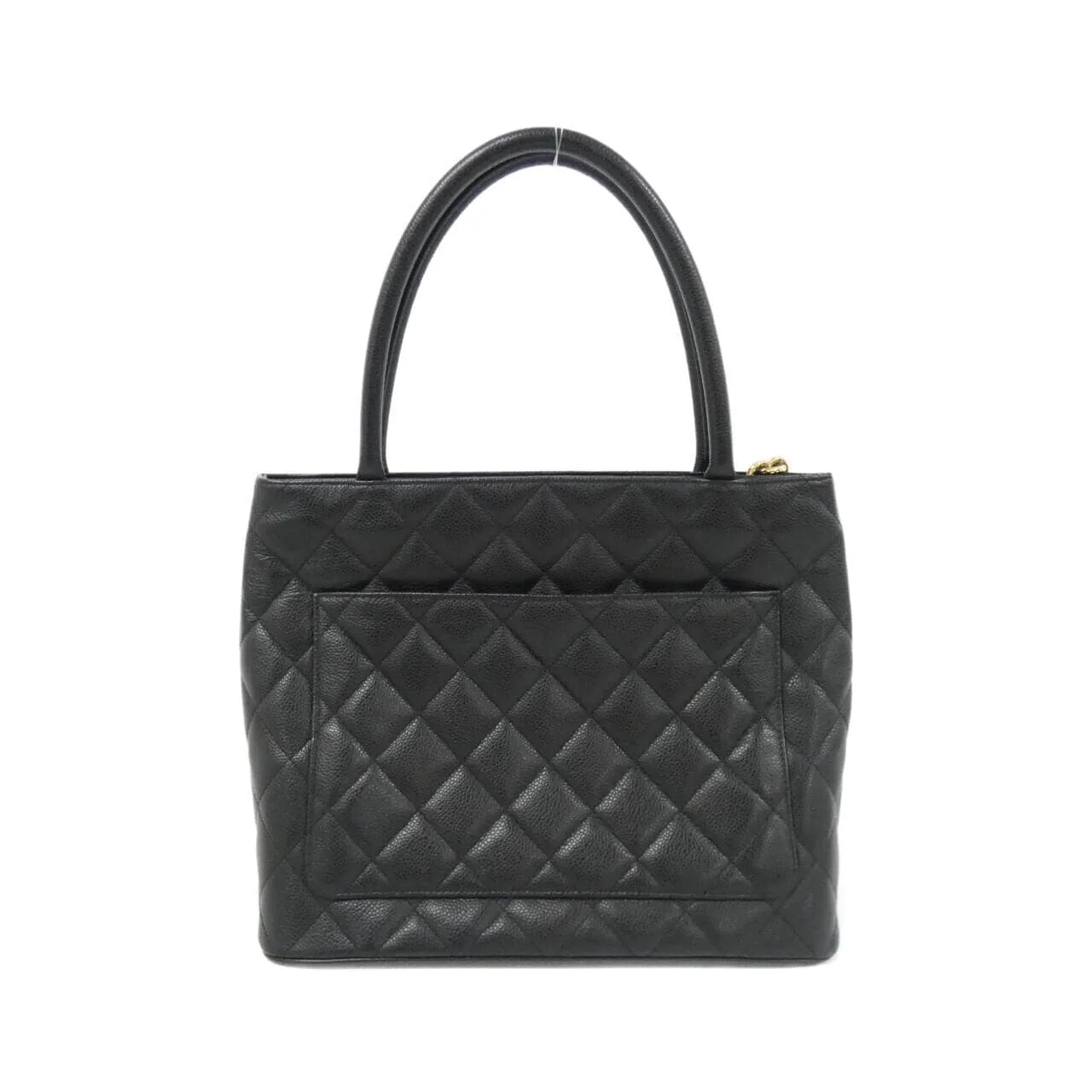 CHANEL Matelasse 1804 Handbag Grained Calfskin 黑色 荔枝紋牛皮 中古品A - 縮圖 2