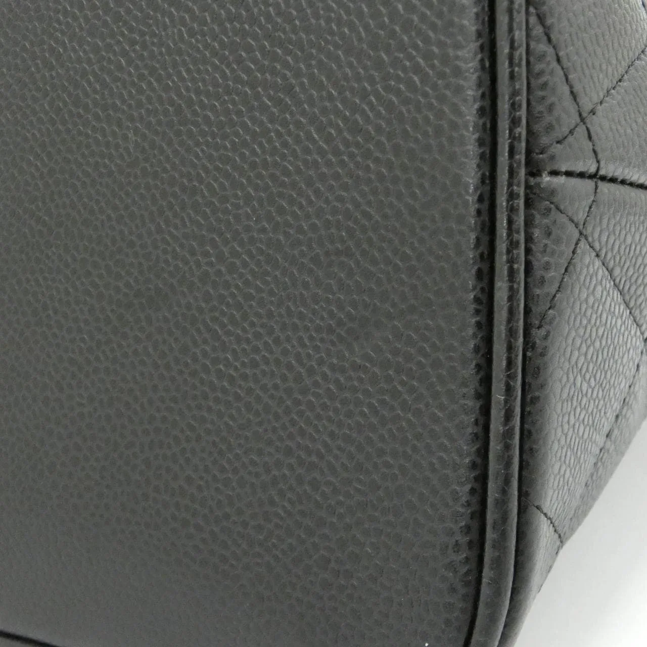 CHANEL Matelasse 1804 Handbag Grained Calfskin 黑色 荔枝紋牛皮 中古品A - 縮圖 4