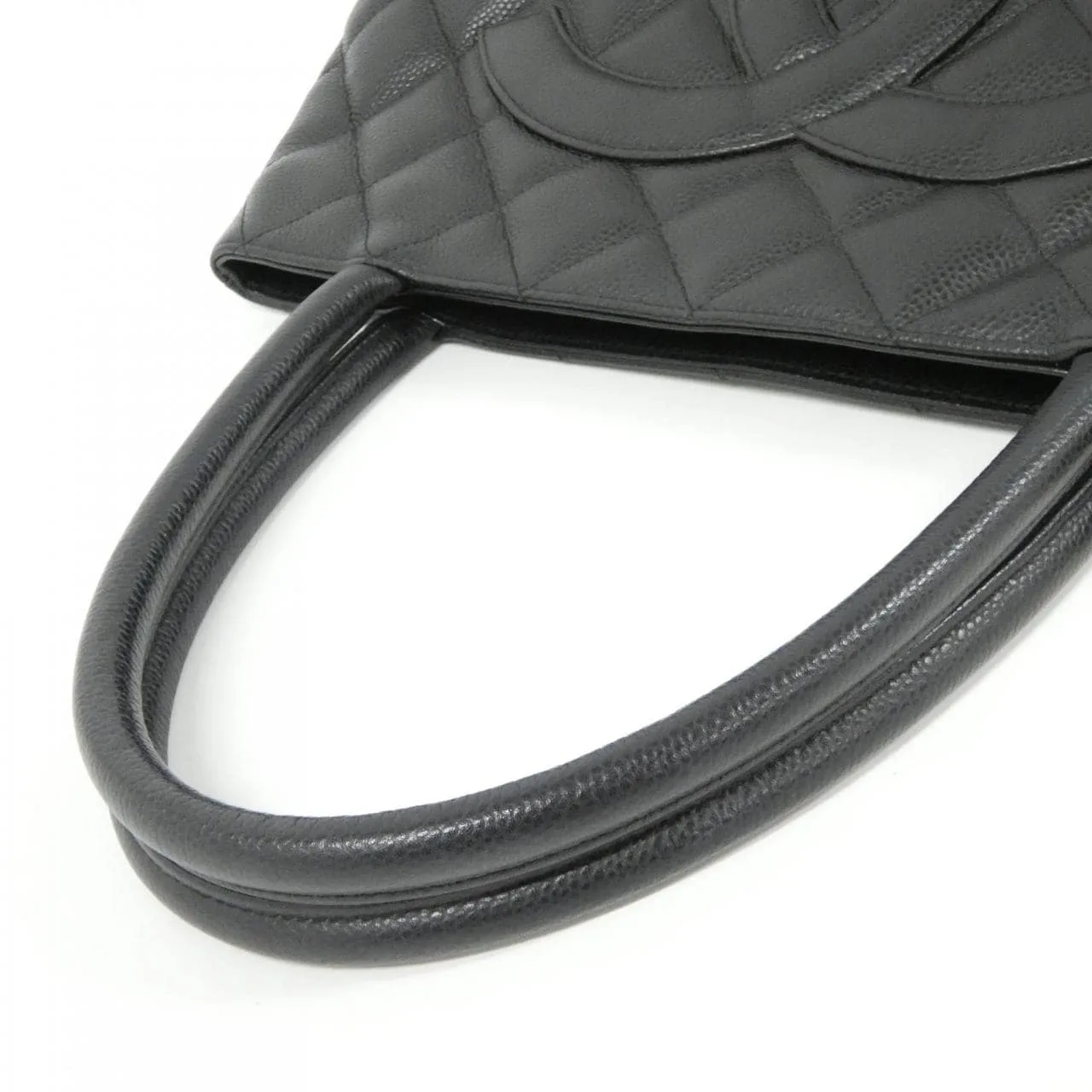 CHANEL Matelasse 1804 Handbag Grained Calfskin 黑色 荔枝紋牛皮 中古品A - 縮圖 8