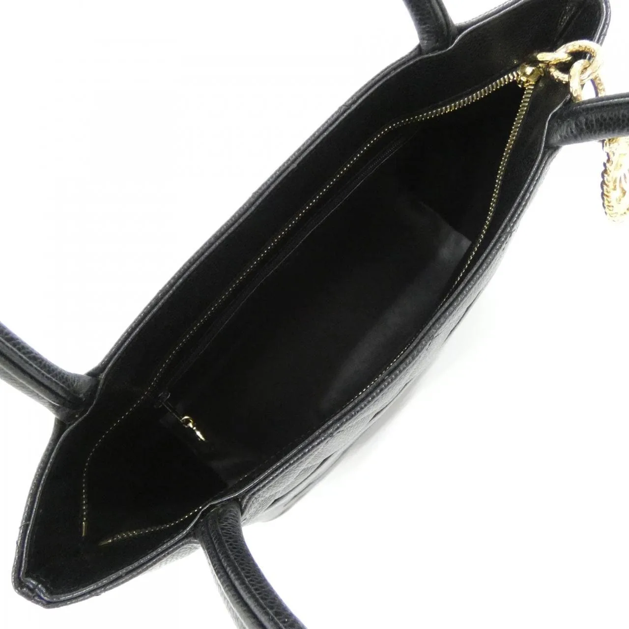 CHANEL Matelasse 1804 Handbag Grained Calfskin 黑色 荔枝紋牛皮 中古品A - 縮圖 9