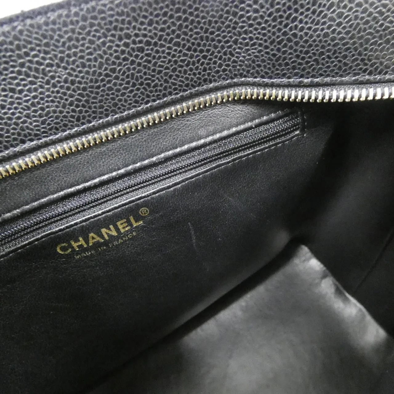 CHANEL Matelasse 1804 Handbag Grained Calfskin 黑色 荔枝紋牛皮 中古品A - 縮圖 10