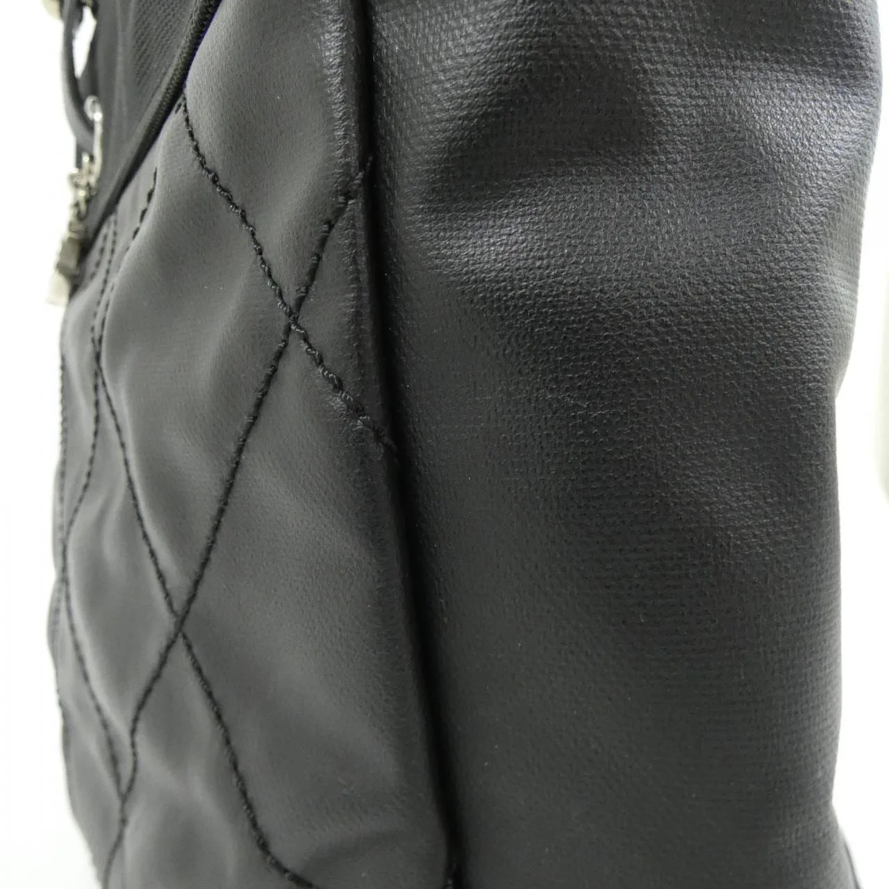 CHANEL 34208 Handbag Canvas Black Canvas Rank A - Thumbnail 6