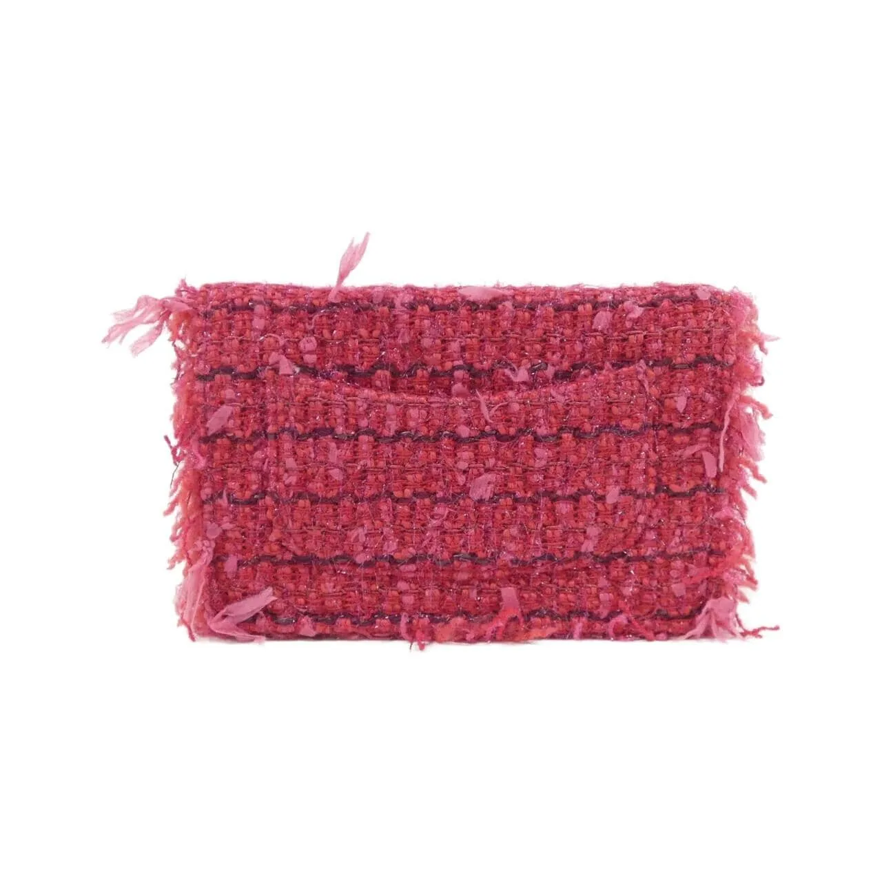 CHANEL Timeless Classic 33814 Wallet Tweed 粉色 粗花呢 中古品A - 縮圖 2