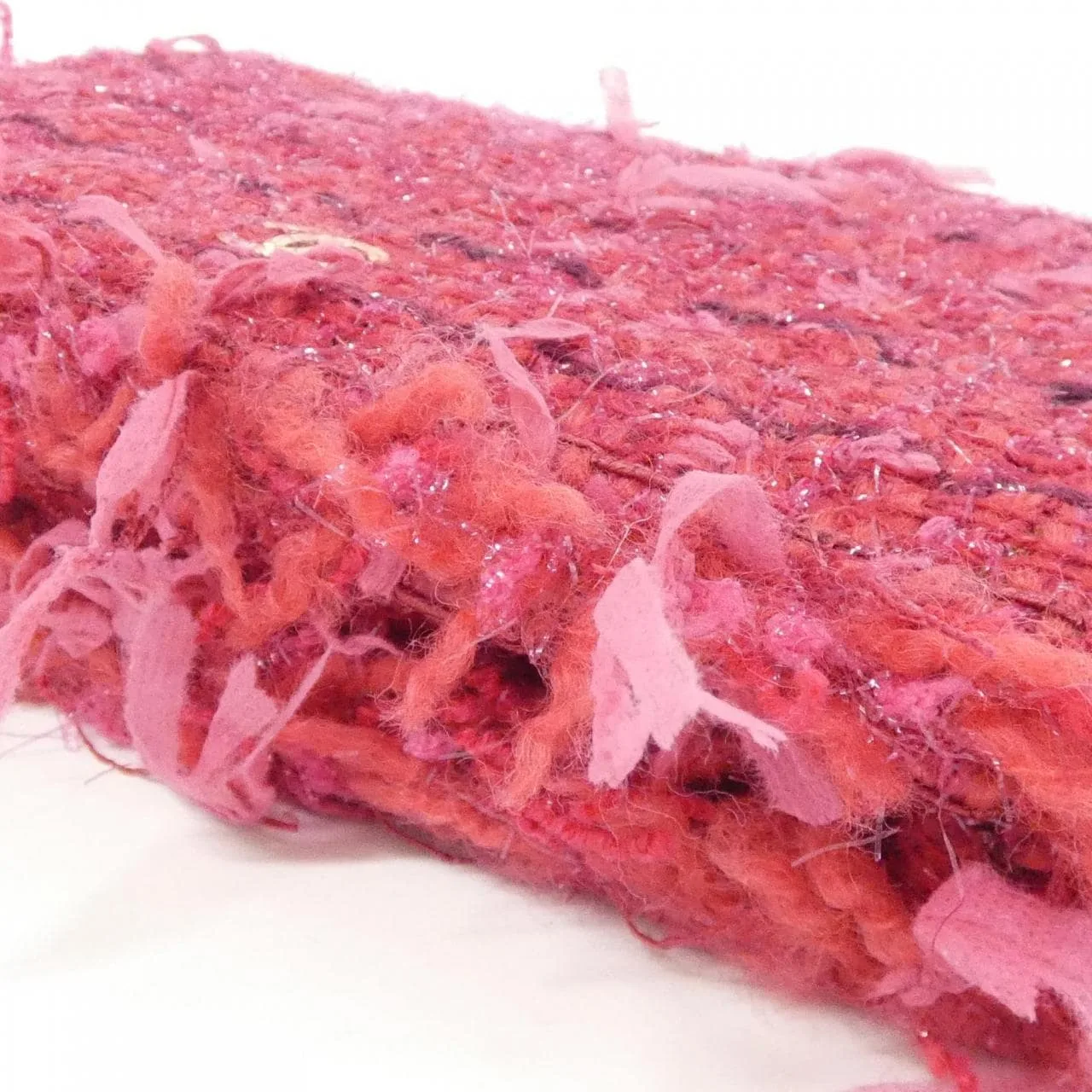 CHANEL Timeless Classic 33814 Wallet Tweed 粉色 粗花呢 中古品A - 縮圖 3