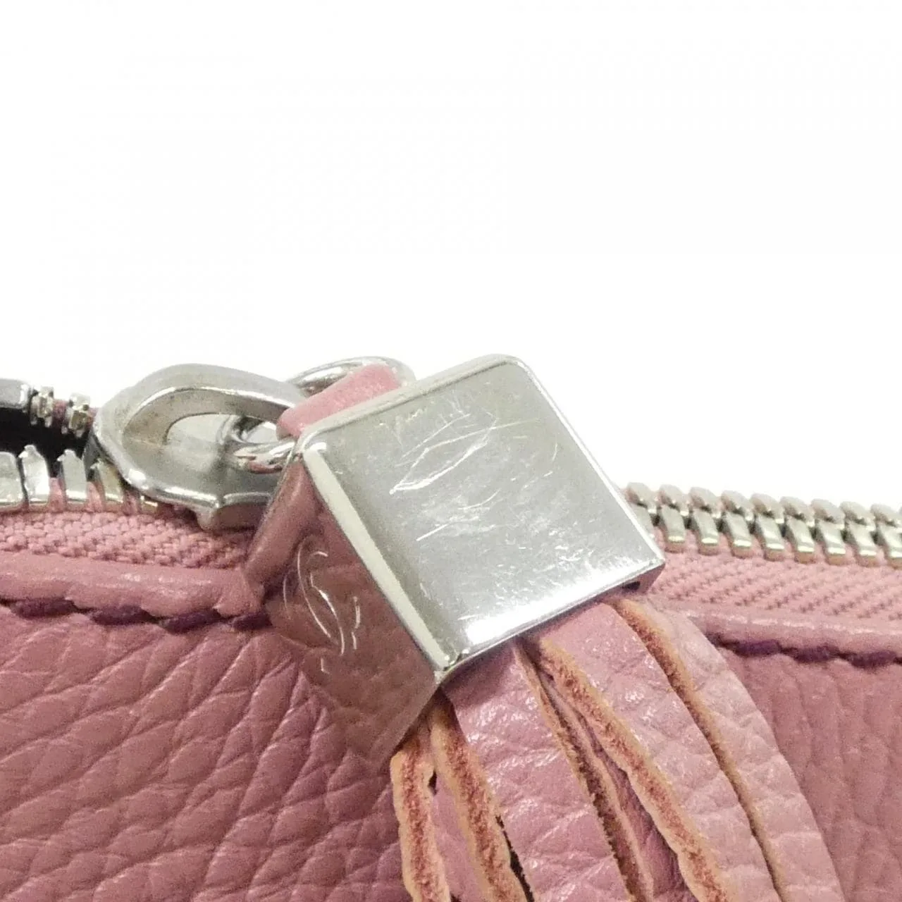 CHANEL 23039 Shoulder 粉色 中古品A - 縮圖 5