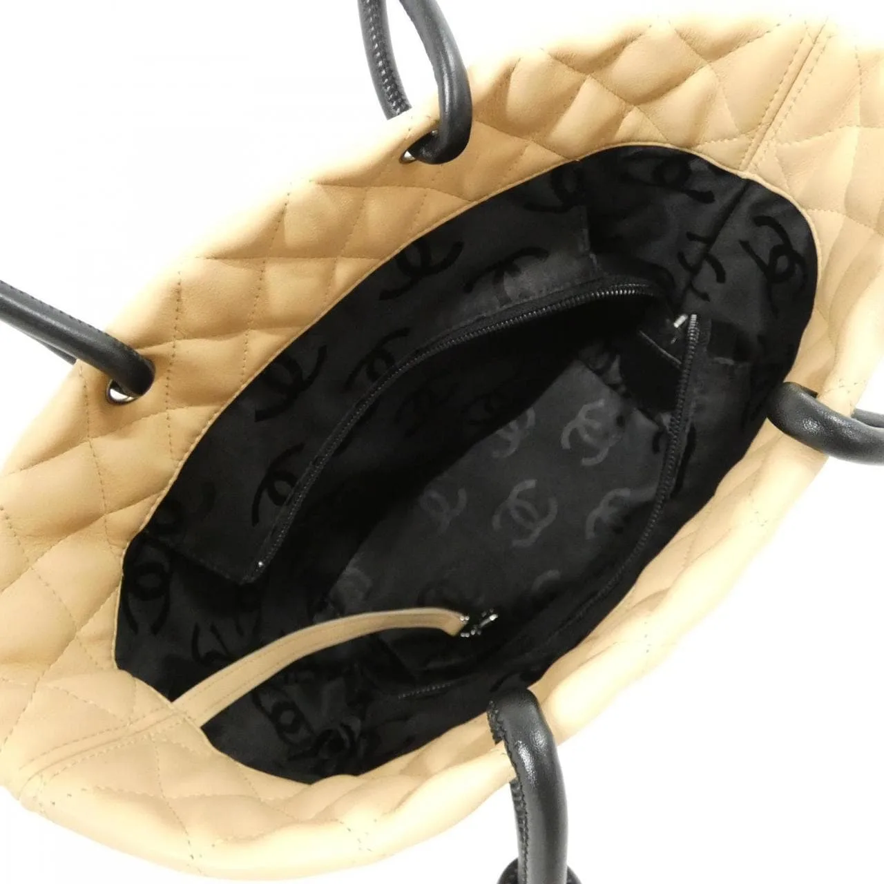 CHANEL Cambon 25167 Handbag 黑色 中古品A - 縮圖 9