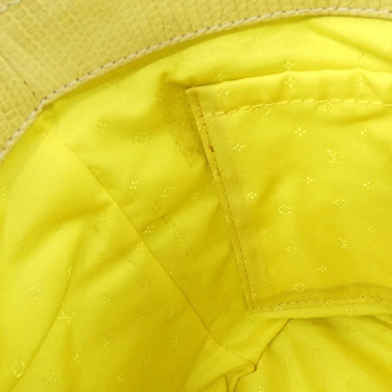 LOUIS VUITTON M95035 Shoulder Leather 黃色 皮革 中古品A - 縮圖 9