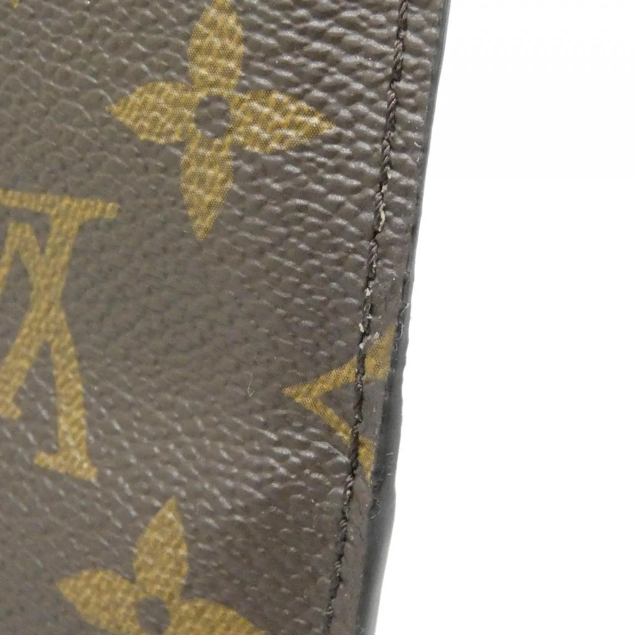 LOUIS VUITTON M47028 Handbag Monogram 黑色 Monogram 中古品A - 縮圖 5