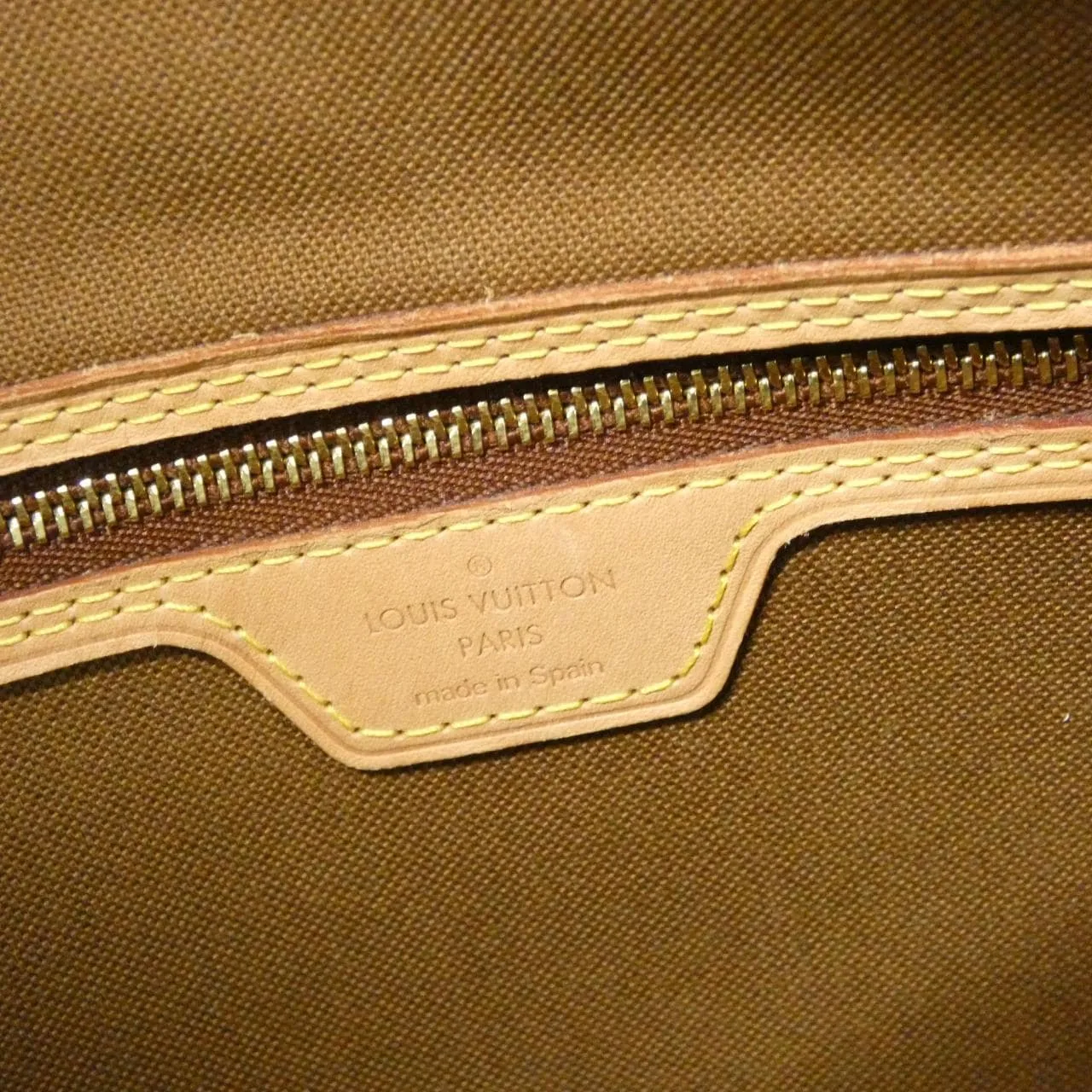 LOUIS VUITTON M47028 Handbag Monogram 黑色 Monogram 中古品A - 縮圖 9