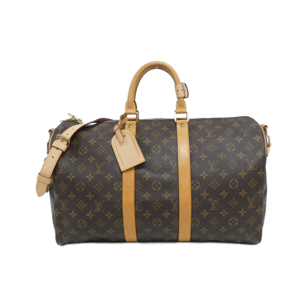 LOUIS VUITTON Keepall M41418 Boston Monogram Black
