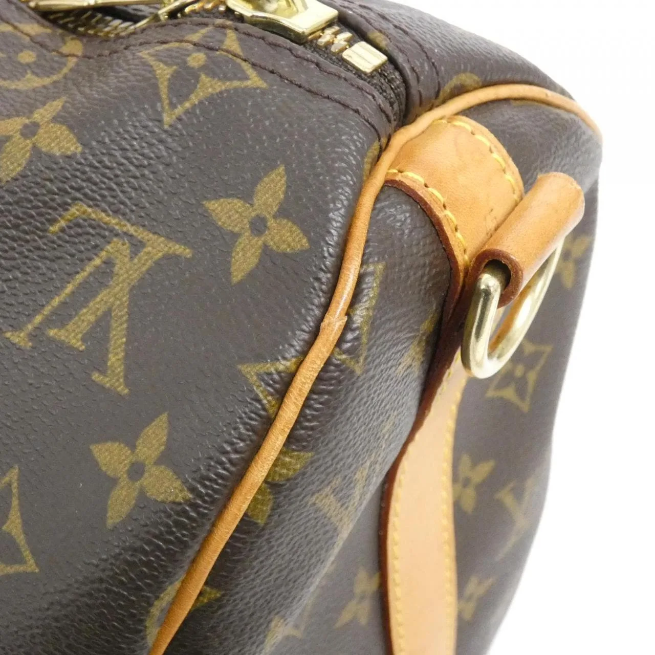 LOUIS VUITTON Keepall M41418 Boston Monogram 黑色 Monogram 中古品A - 縮圖 5