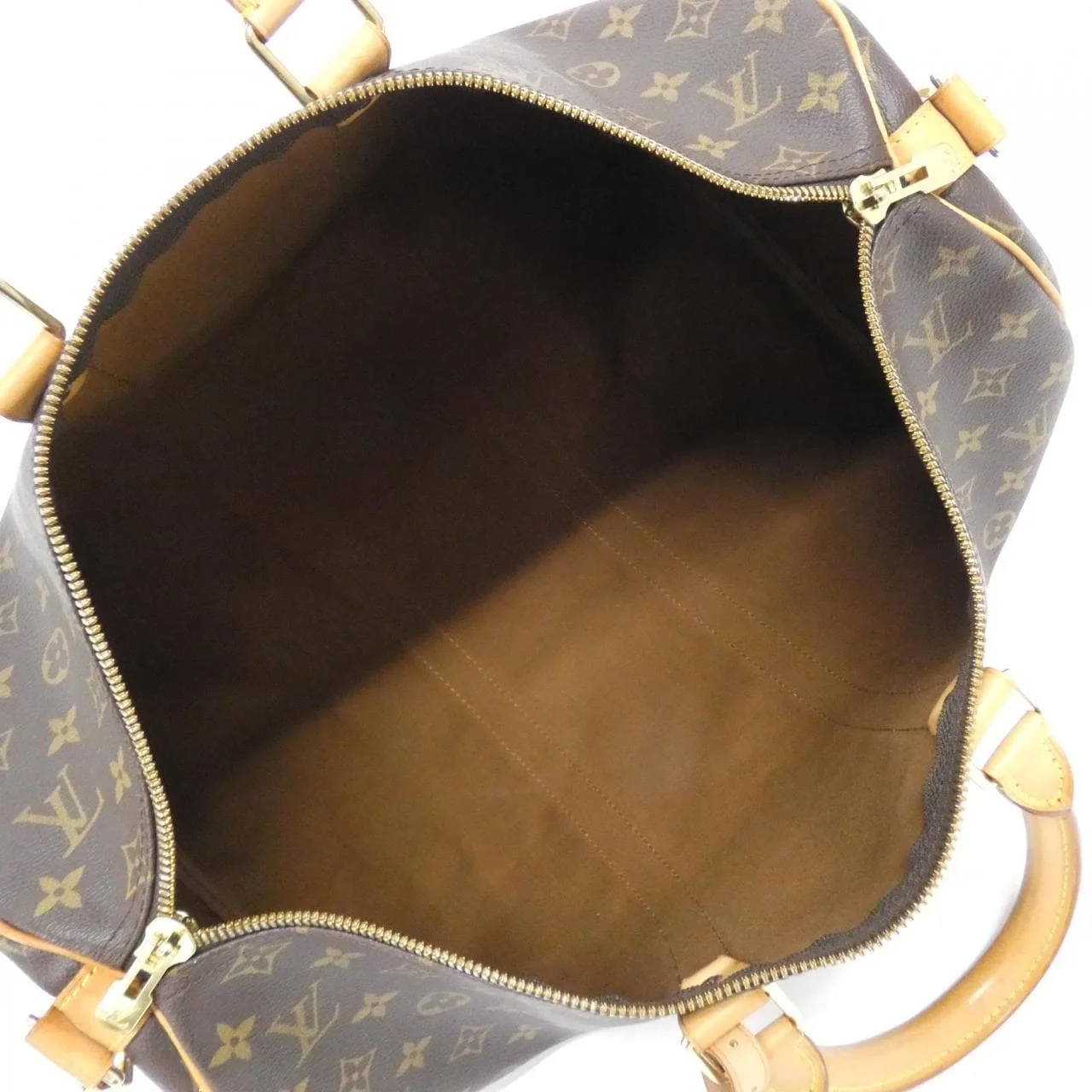 LOUIS VUITTON Keepall M41418 Boston Monogram 黑色 Monogram 中古品A - 縮圖 9
