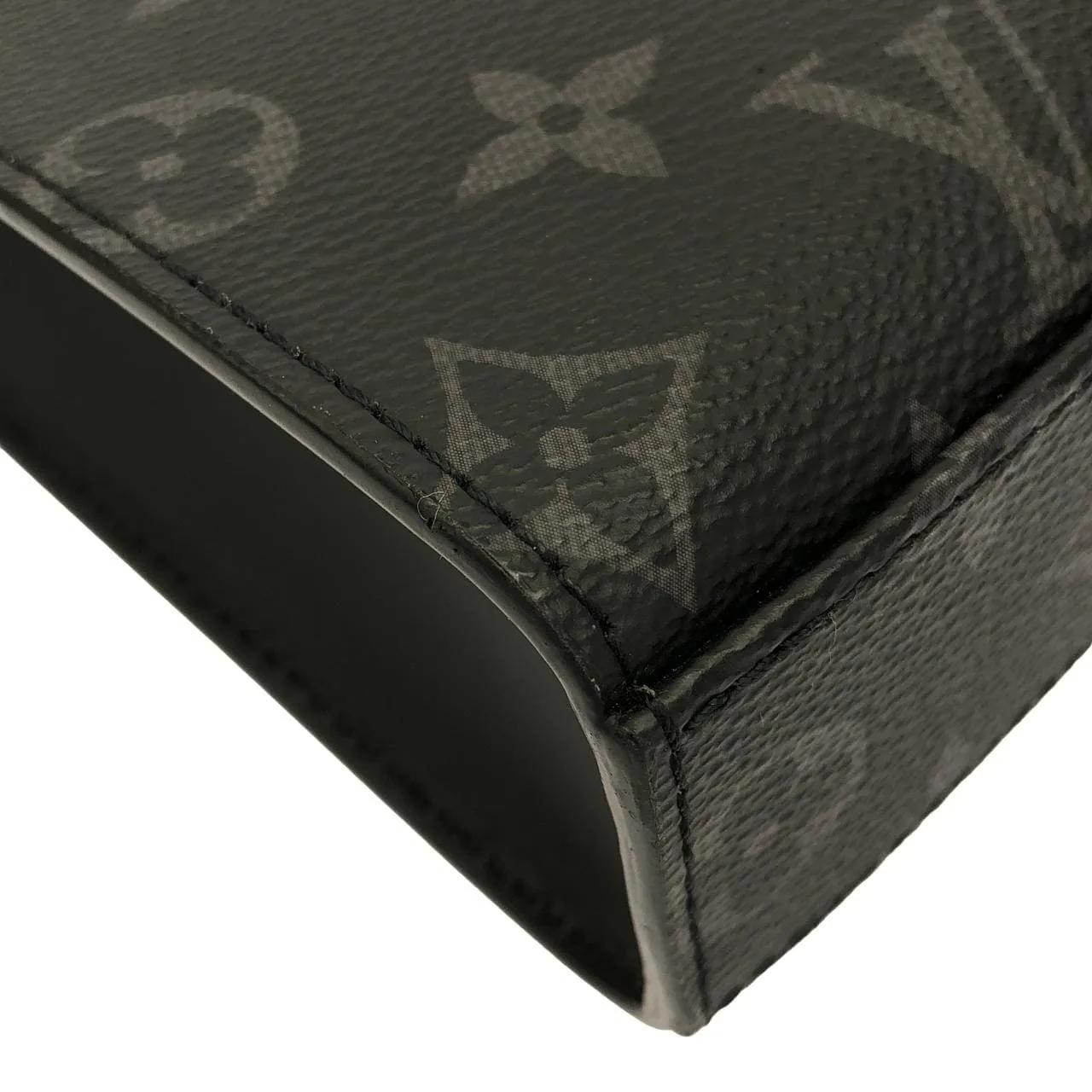 LOUIS VUITTON Eclipse M46098 Handbag Monogram 黑色 Monogram 中古品A - 縮圖 2