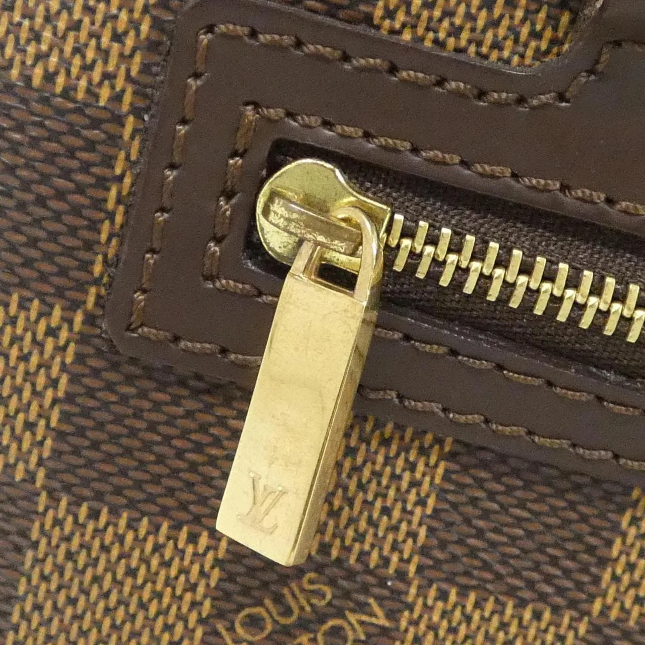 LOUIS VUITTON N48068 Shoulder Damier 黑色 Damier 中古品A - 縮圖 4