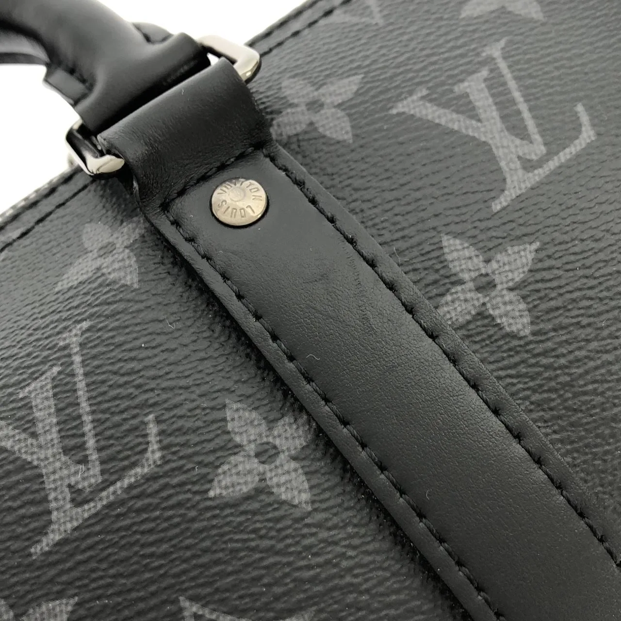 LOUIS VUITTON Eclipse M46271 Boston Monogram 黑色 Monogram 中古品A - 縮圖 5